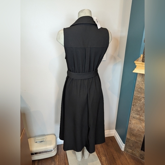 NWT Torrid black Midi Shirtdress with tie waist 0x, 12 - Picture 10 of 17